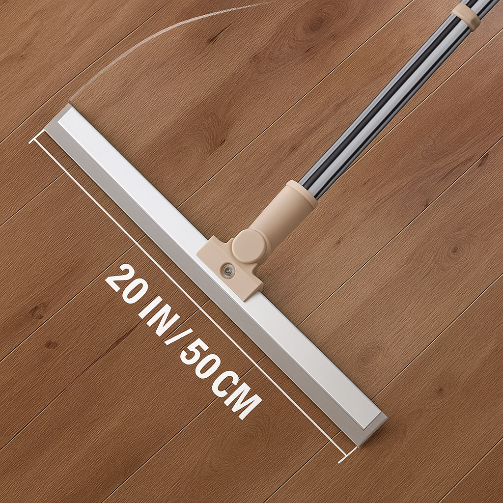 Floor Squeegee 20 inch Silicone Long Handle