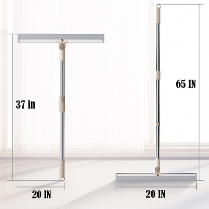 Floor Squeegee 20 inch Silicone Long Handle