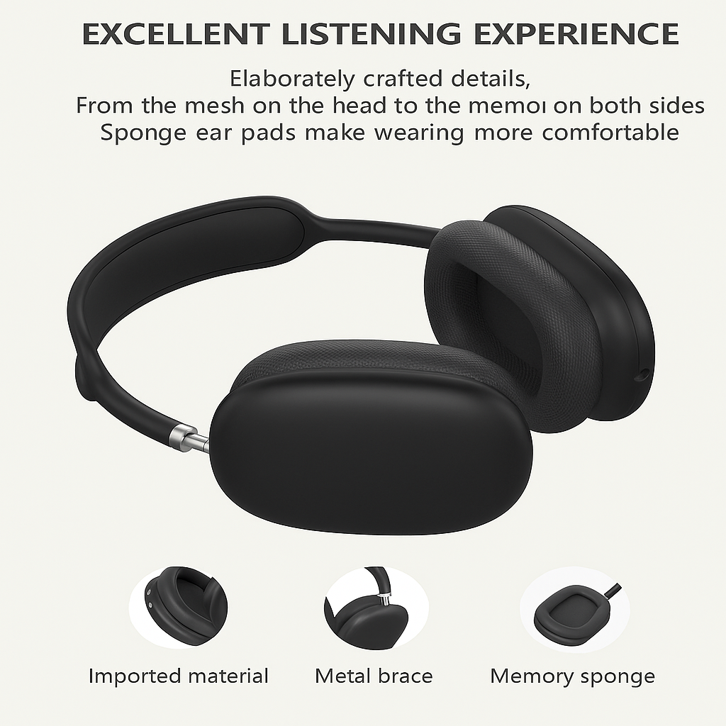 Ear Headphones, Wireless Bluetooth